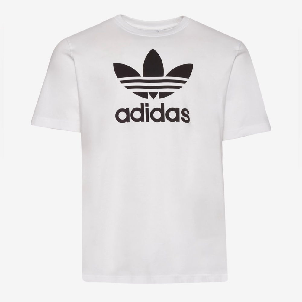 ⚫️adidas Originals Trefoil Logo T-Shirt Men’s/ unisex Medium White/Black